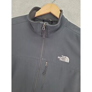 The North Face Windwall Black Softshell‎ Jacket Mens Medium Insulated